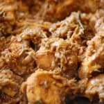 Chicken pieces cooked and stir-fried with pepper and spices. It is a perfect preparation to serve to your guests along with rice or chapati (Indian bread).