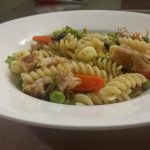 Fusilli with chicken and herbs