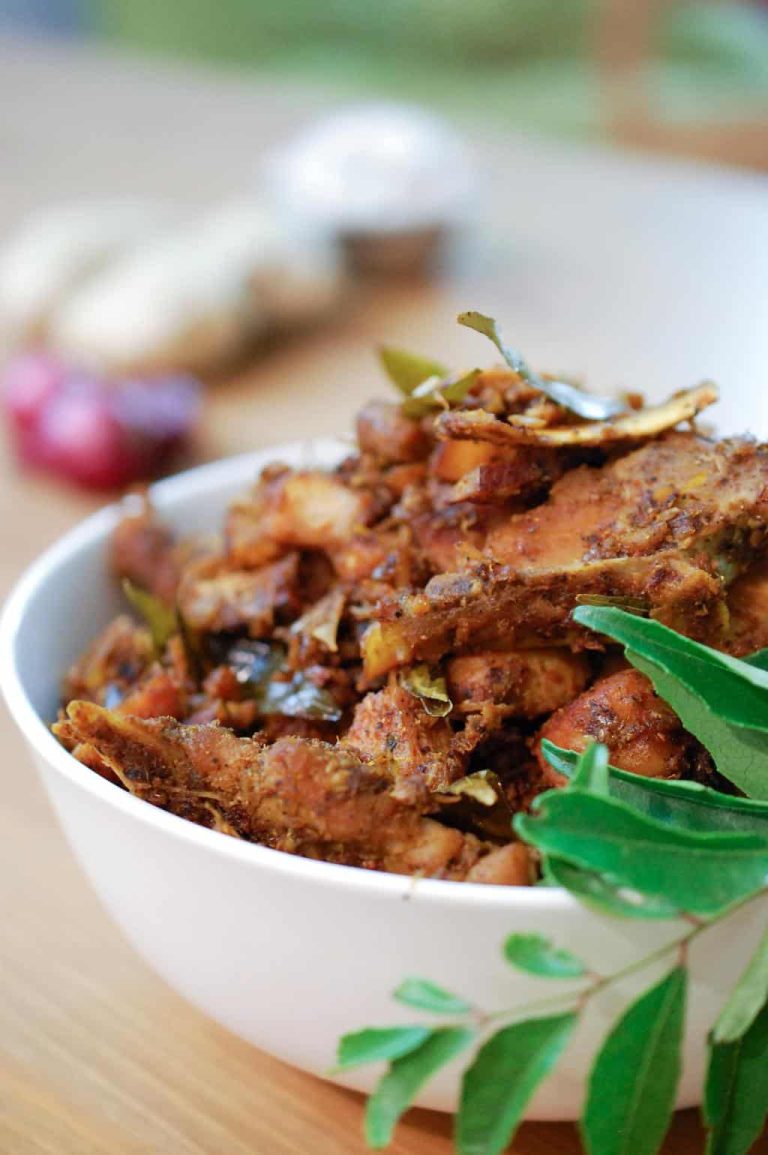 Pork Fry (Nadan Pork Ularthiyathu Kerala Style) Recipe A Little Bit