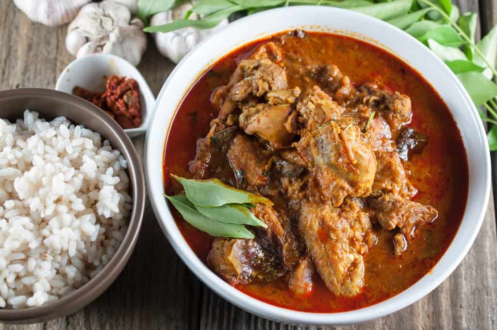 Kerala Style Chicken - without coconut kozhi curry) Recipe A Little Bit Spice
