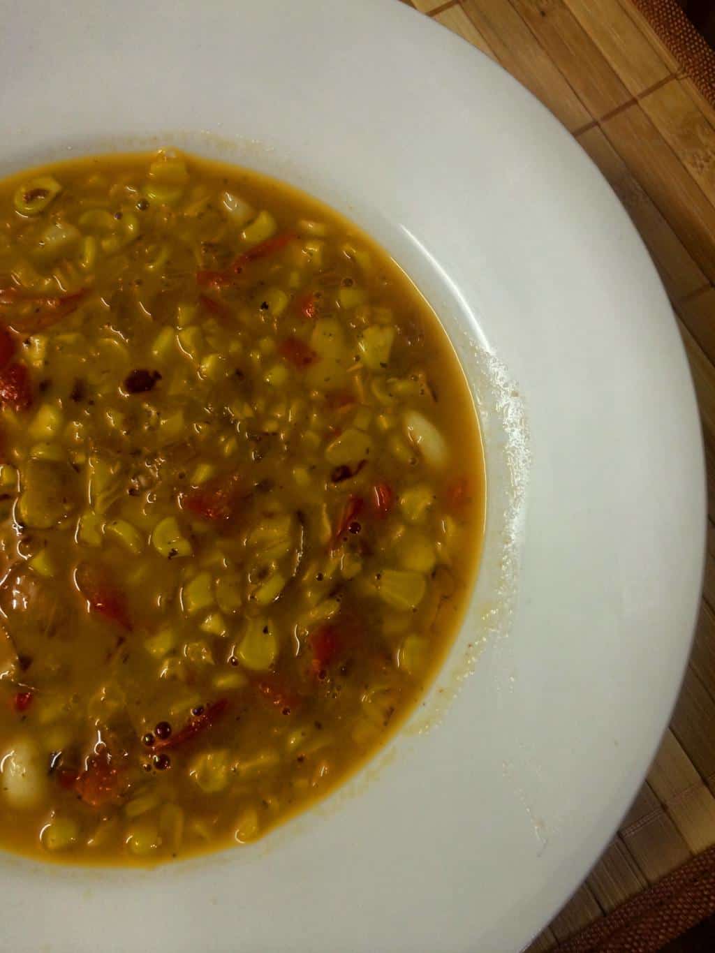 Fresh Corn Soup. Recipe | A Little Bit of Spice