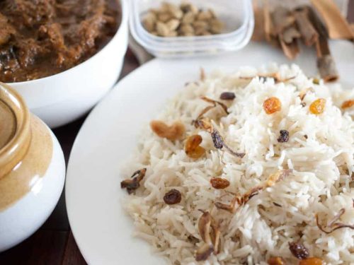 Kerala Ghee Rice (Ney Choru) Recipe | A Little Bit of Spice