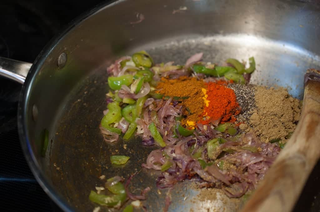 Mushrooms cooked and sauteed in ginger garlic, pepper, and spices