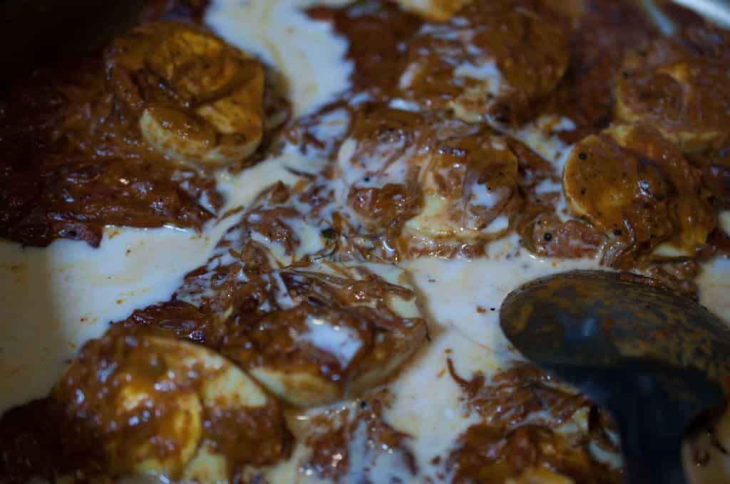 Kerala Egg Curry With Coconut Milk (Nadan Mutta Curry) Recipe A