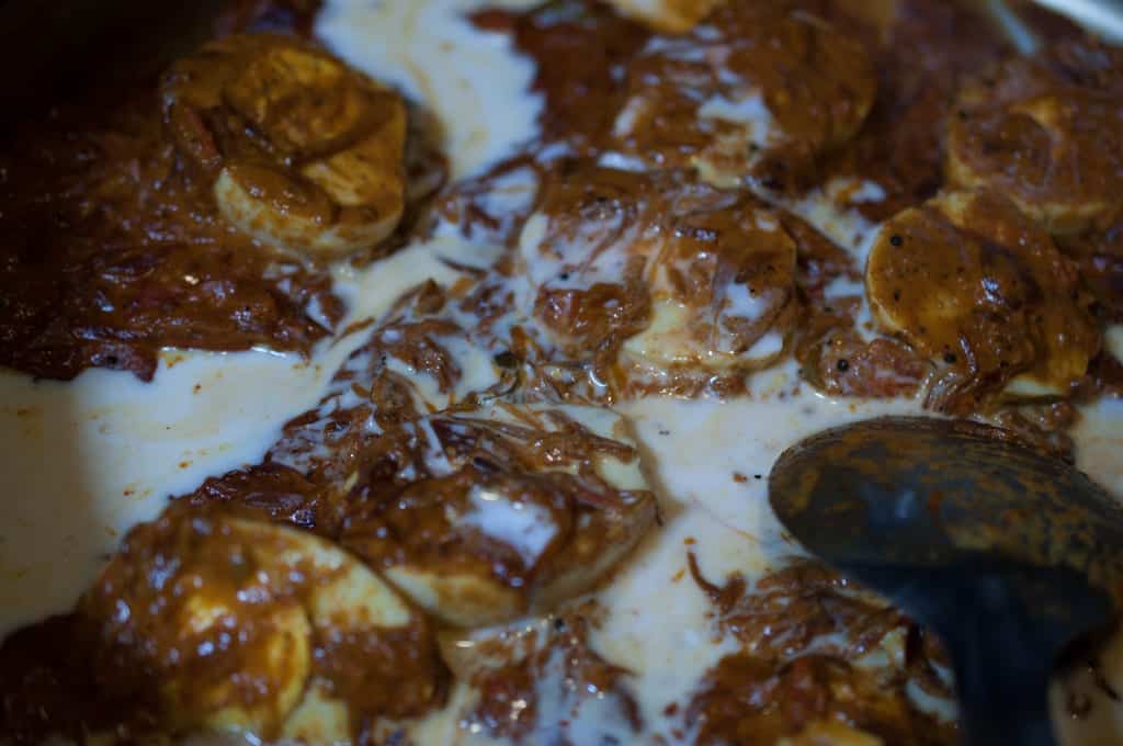 Kerala Egg Curry With Coconut Milk (Nadan Mutta Curry) Recipe A