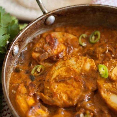 Kerala Egg Curry With Coconut Milk (Nadan Mutta Curry) Recipe A