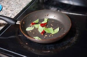 Ladies finger/Okra/Bhindi fried and cooked in spicy coconut and yogurt based gravy. It’s an easy to prepare and a yummy side dish which goes well with rice