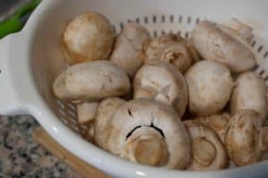 Mushroom cooked in spicy coconut gravy. An improvised version of Kerala theeyal preparation with mushrooms. This quick, delicious curry goes well with rice, chapati, and any Indian breads.