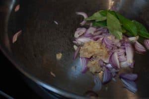 Mushroom cooked in spicy coconut gravy. An improvised version of Kerala theeyal preparation with mushrooms. This quick, delicious curry goes well with rice, chapati, and any Indian breads.