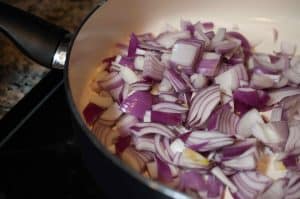 Soya chunks cooked in rich onion tomato masala gravy with spices, cashew, and cream. A healthy and tasty side dish that goes well with rice, chapathi and other Indian breads.