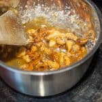 Crunchy cashew nut sprinkle. Cashew nuts toasted, mixed in caramel and then crumbled. Caramelized Cashew nut is great as topping on desserts or along with granola for breakfast.