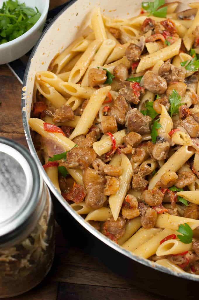 Creamy Cajun Chicken And Shrimp Pasta Recipe