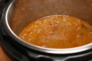 An easy peasy Instant Pot Indian beef curry recipe, well flavored with spices. An authentic Kerala style beef curry pressure cooked in an Instant Pot. It goes well with chapati, parotta/paratha, pathiri (rice bread), any rice variants ( pulao, ghee rice, regular rice), appam (rice pancake) or any other Indian breads. This curry works out well for Paleo/Gluten-free/Keto lifestyle.