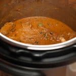Chicken curry well flavored with spices and coconut milk. An easy and delicious Instant Pot Indian chicken curry recipe that you can quickly make even on a weekday. It goes well with chapati, paratha, any rice variants ( pulao, ghee rice, regular rice), appam (rice pancake) or any other Indian breads.