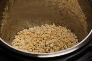 Fresh corns pressure cooked, simmered along with chicken and then drizzled with beaten egg. This classic Instant Pot Indian Sweet Corn Chicken Soup recipe is quick and easy to make, full of delicious flavor. A very popular soup in an Indo Chinese restaurant.