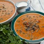 Creamy, tangy and delicious soup with mushrooms and ground beef. It has got right flavors on one plate. This mushroom soup is filling and easy to make. The best Hungarian mushroom and ground beef soup ever!