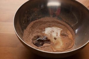 Moist and super easy microwave eggless chocolate mug cake. This No Bake chocolate cake takes just 5 minutes to make and can satisfy your sweet tooth.