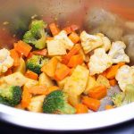 An easy and healthy mixed vegetable soup for babies, both infants, and toddlers. I introduced this cream of vegetable soup to my daughter Eva when she said goodbye to regular baby vegetable purees and started craving for more flavored food. You can start feeding this soup from 8 months onwards.