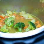 An easy and healthy mixed vegetable soup for babies, both infants, and toddlers. I introduced this cream of vegetable soup to my daughter Eva when she said goodbye to regular baby vegetable purees and started craving for more flavored food. You can start feeding this soup from 8 months onwards.