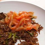 Soya chunks cooked in chilly and spices. This soya chunks masala dry / stir fry is a healthy and tasty side-dish. Goes well with rice and Indian breads.