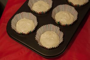 Moist and rich white chocolate cake with white chocolate frosting. It almost melts in your mouth. It's excellent as happy birthday cupcakes and an alternative to the regular vanilla cupcakes. It's suitable for any other parties, baby shower, wedding or even to snack at home :)