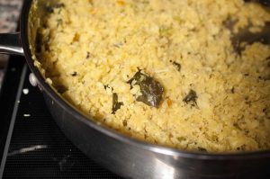 Kerala style cabbage stir fry with coconut, ginger-garlic and green chilly.Cabbage thoran is one of the side dishes for Kerala Onam Sadya! A simple and healthy side dish that goes well with rice.  It’s also called as “cabbage upperi” in the central part of Kerala