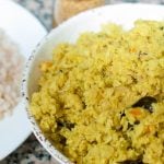 Kerala style cabbage stir fry with coconut, ginger-garlic and green chilly.Cabbage thoran is one of the side dishes for Kerala Onam Sadya! A simple and healthy side dish that goes well with rice.  It’s also called as “cabbage upperi” in the central part of Kerala