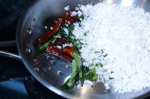 Red Cowpea(payar), pumpkin and raw banana cooked in flavorful coconut gravy. This dish is called Mathanga Erisseri in Kerala and one of the popular recipe for Onam/Vishu Sadya. This is an easy and delicious Red Cowpea, and Pumpkin curry and goes well with rice.