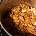 Chicken curry well flavored with roasted coconut and spices. This recipe is a Malabari delicacy. It goes well with pathiri, kerala porotta, any sort of rice variants (ghee rice, pulao, normal rice), chapathi, appam or any other Indian breads.