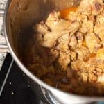 Chicken curry well flavored with roasted coconut and spices. This recipe is a Malabari delicacy. It goes well with pathiri, kerala porotta, any sort of rice variants (ghee rice, pulao, normal rice), chapathi, appam or any other Indian breads.