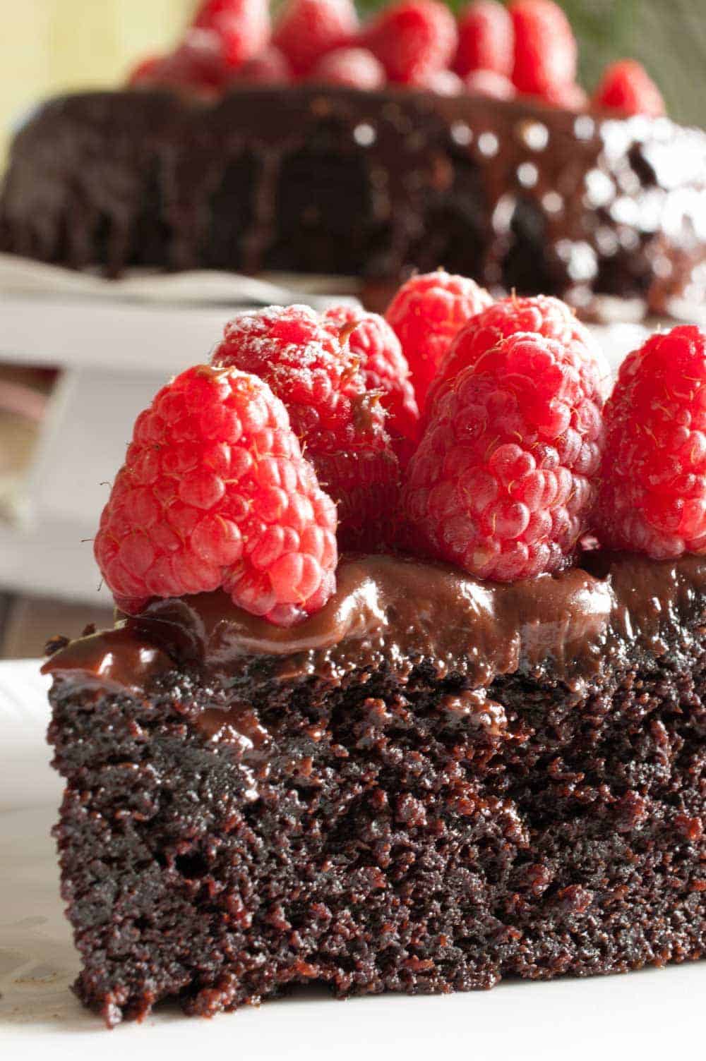 Incredibly moist and delicious chocolate cake without butter