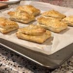 Baked Indian Style Paneer Puff Pastry