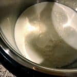 Boil the milk in an instant pot.