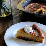 An easy South African dessert with a cake base and a cream sauce poured over it. Cake base of Malva Pudding cake contains apricot jam and has a spongy caramelized texture. It is delicious and served with custard, ice cream, whipping cream or caramel sauce. Decadence at it’s best!