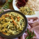 Avial is easy to prepare and a yummy side dish that goes well with rice. This mixed vegetables curry with coconut is one of the must side dishes for Kerala Sadhya