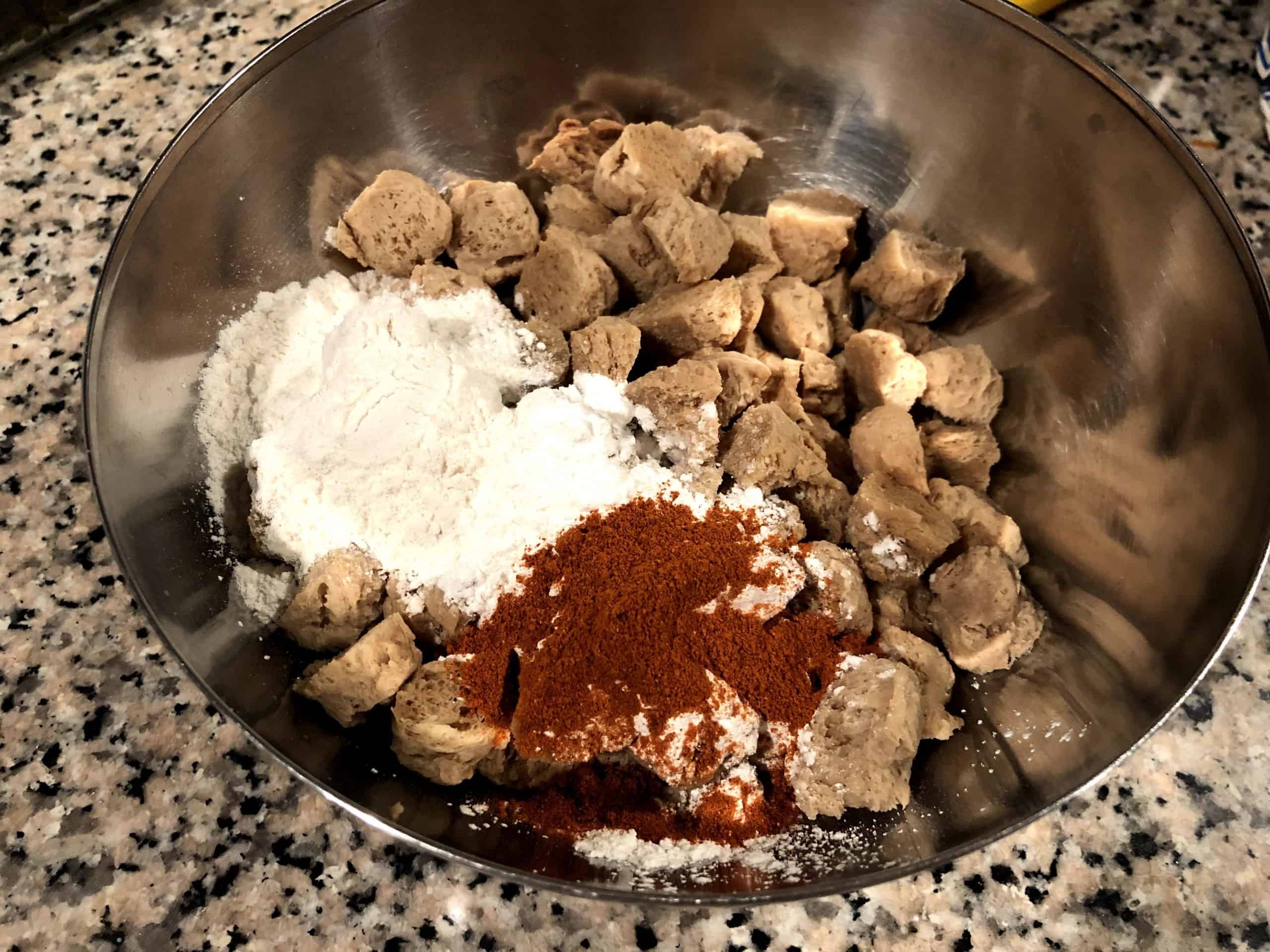 Cornstarch Chunks, Chunks, and more Chunks and Powder Eating. 