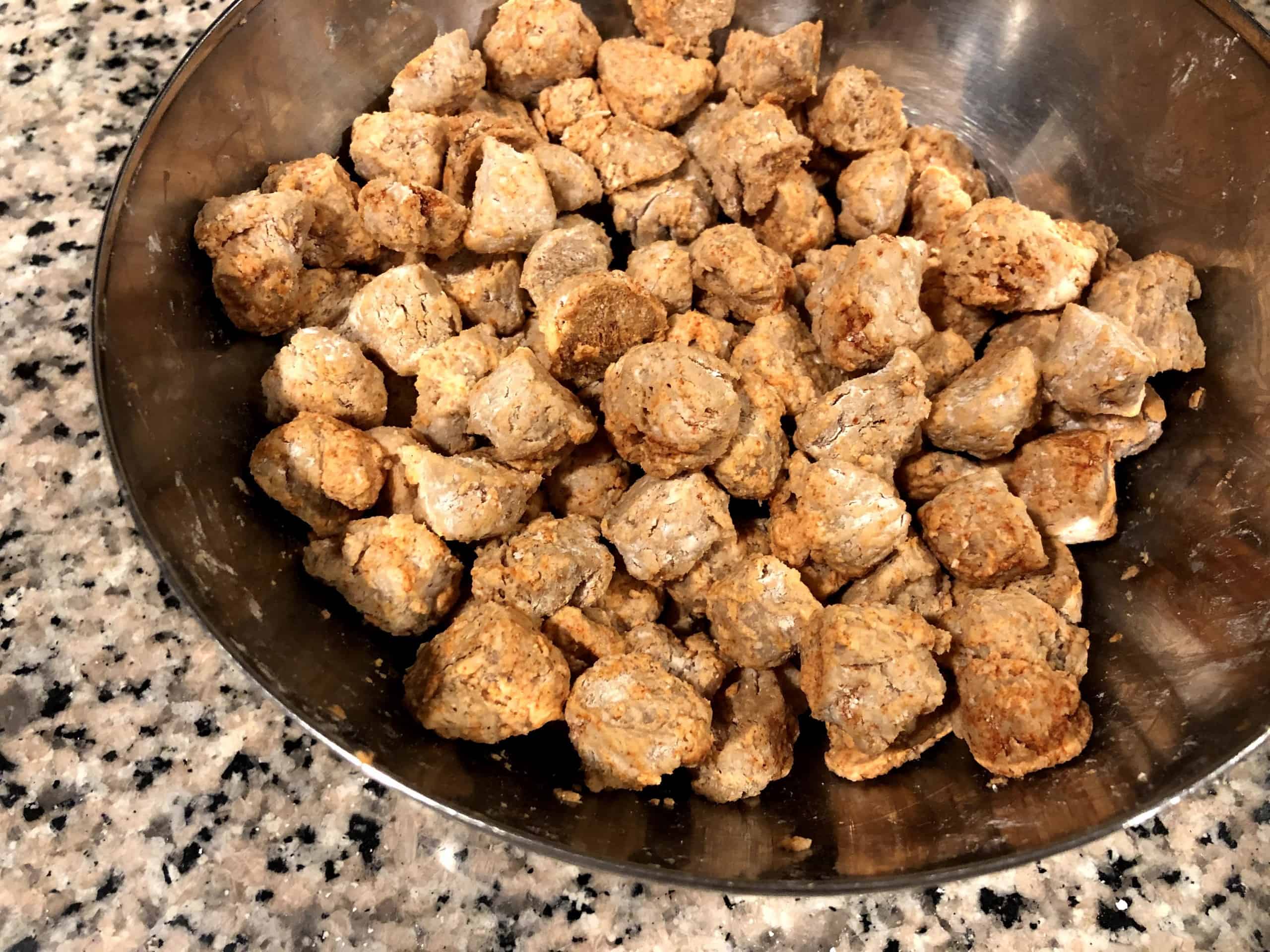 Cornstarch Chunks, Chunks, and more Chunks and Powder Eating. 